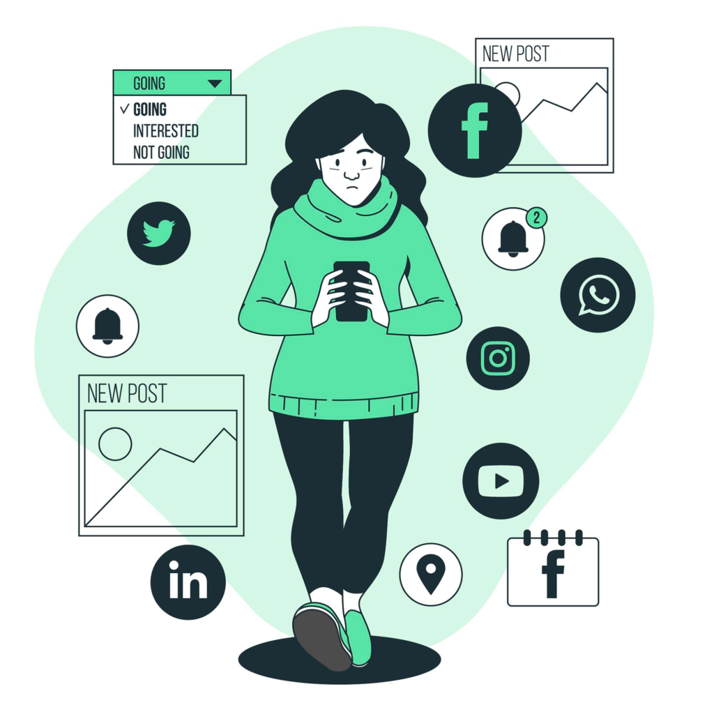 FOMO
Fear of missing out
Social media social network